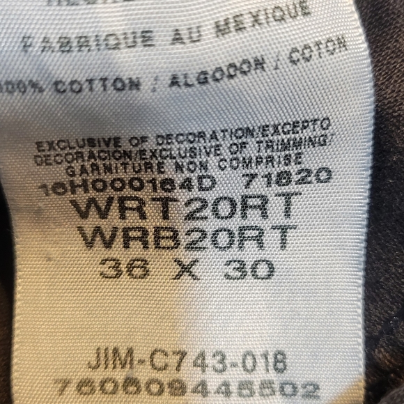 Wrangler Retro Relaxed Boot Jean's  Size 36 X 30 - Picture 4 of 8